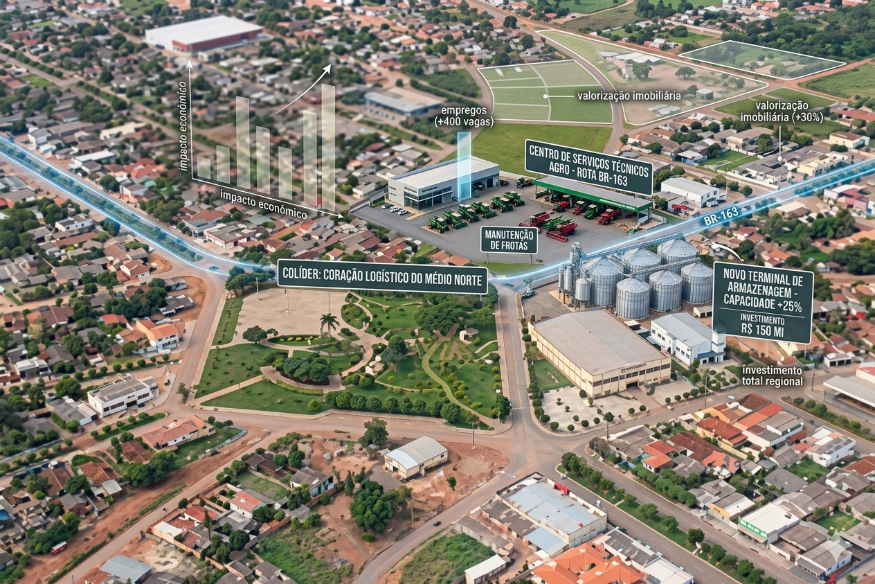 Gigante do Norte: O Investimento Milionário que Promete Transformar o Eixo da BR-163 em Colíder Gigante do Norte: O Investimento Milionário que Promete Transformar o Eixo da BR-163 em Colíder