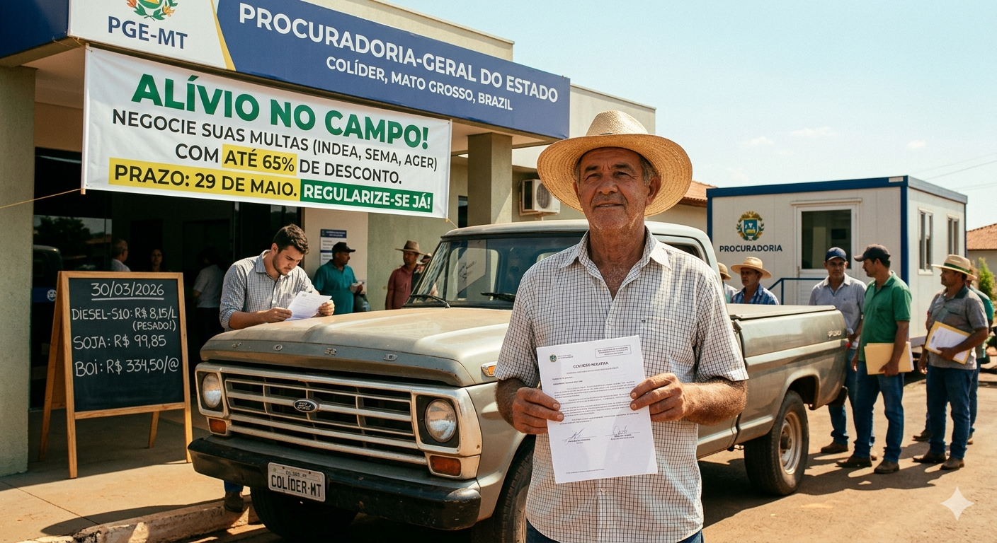 Alívio no Campo: MT Abre Renegociação de Multas com 65% de Desconto em Meio a Incertezas Globais