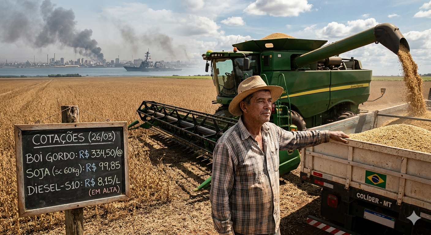 Tensão no Irã e Alta do Diesel: O Desafio do Agro em Mato Grosso e a Expectativa para o Show Rural Colíder