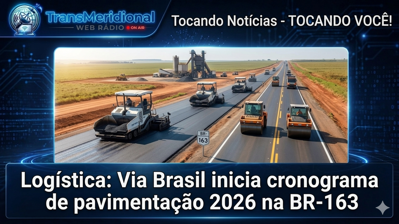Logística: Via Brasil inicia cronograma de pavimentação 2026 na BR-163