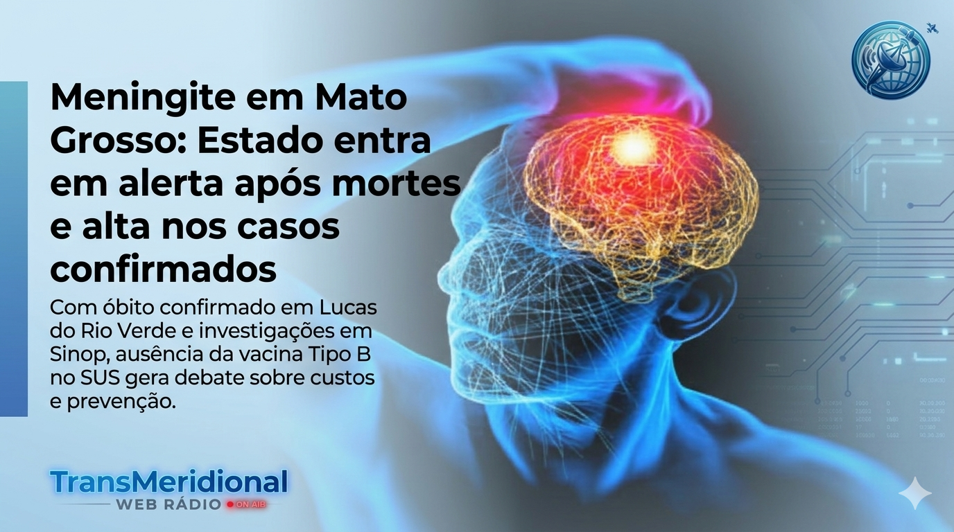 ALERTA: Meningite em Mato Grosso: Estado entra em alerta após mortes e alta nos casos confirmados