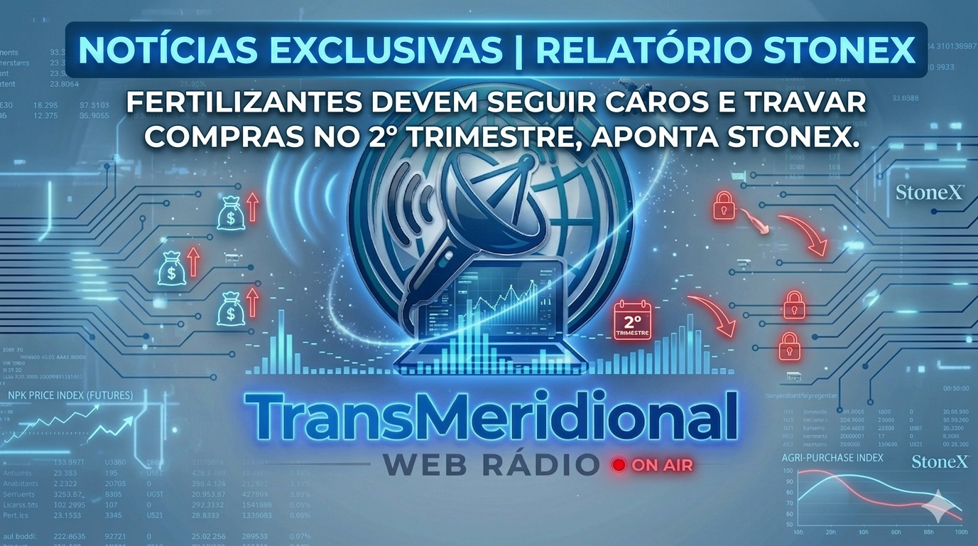 Fertilizantes devem seguir caros e travar compras no 2º trimestre, aponta StoneX.