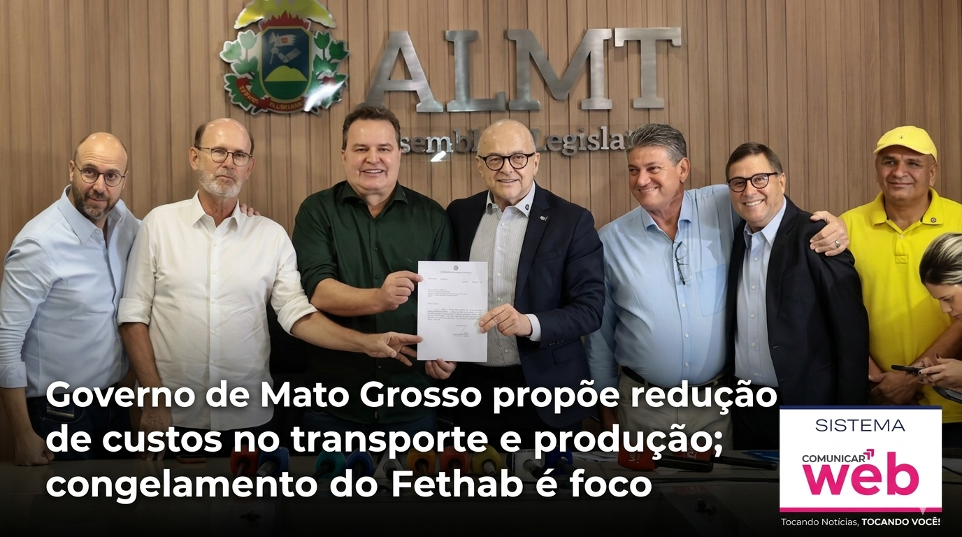 Governo de Mato Grosso propõe redução de custos no transporte e produção; congelamento do Fethab é foco Governo de Mato Grosso propõe redução de custos no transporte e produção; congelamento do Fethab é foco