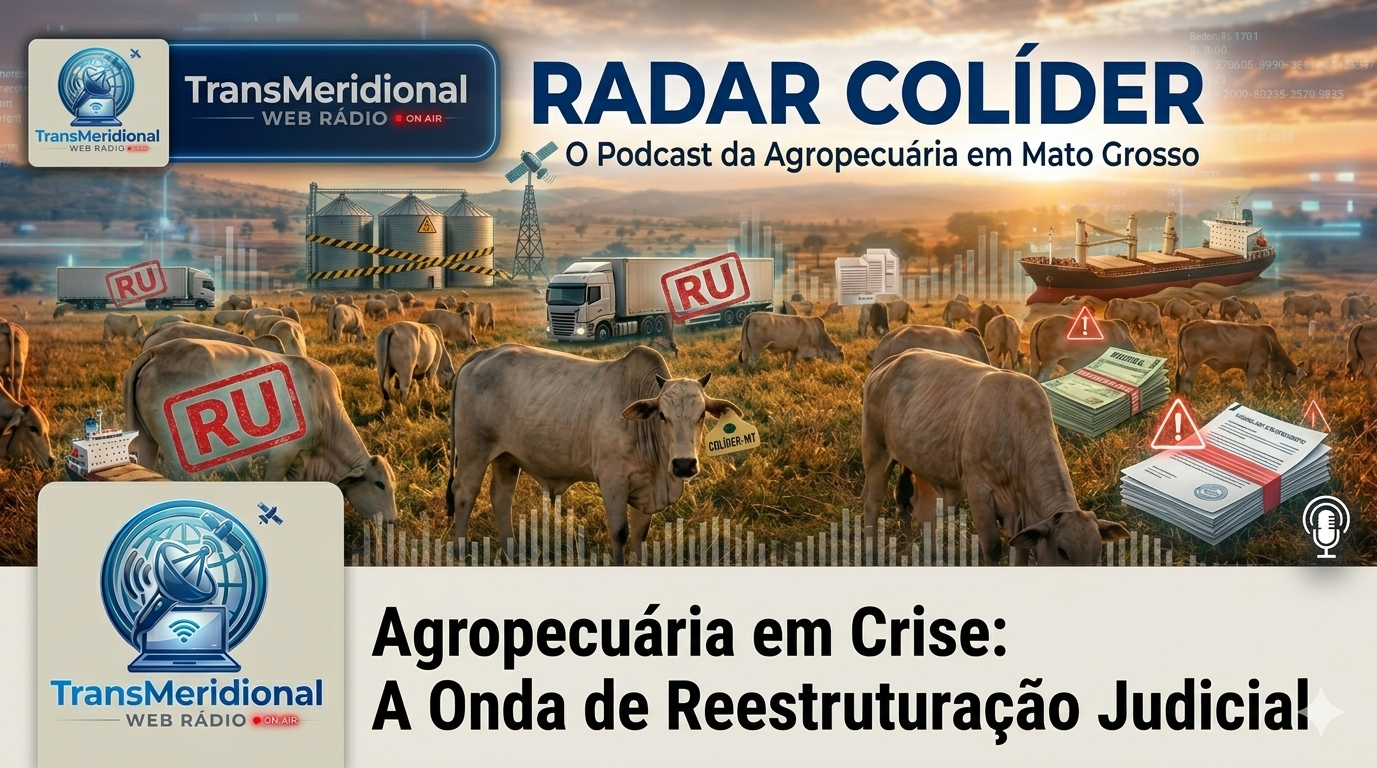 Podcast – Agropecuária em Alerta: Mato Grosso lidera pedidos de Reestruturação Judicial no campo