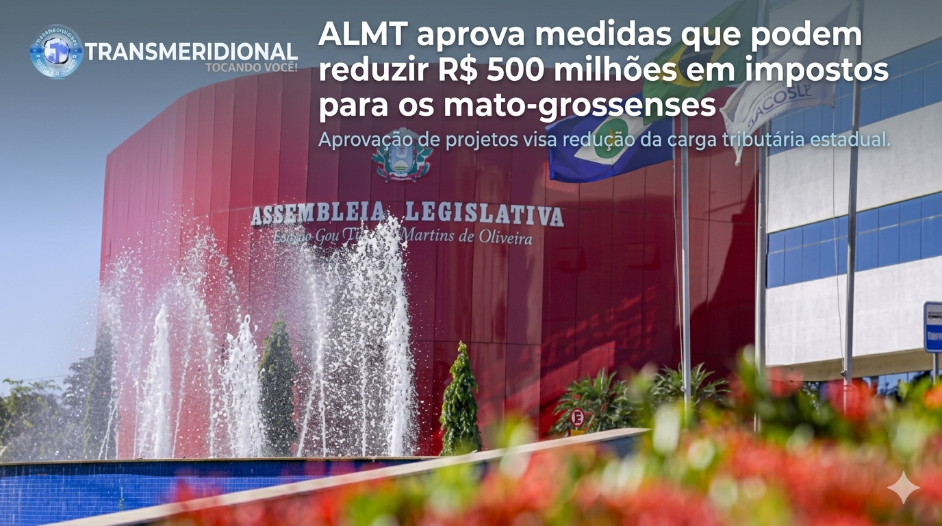 ALMT aprova medidas que podem reduzir R$ 500 milhões em impostos para os mato-grossenses ALMT aprova medidas que podem reduzir R$ 500 milhões em impostos para os mato-grossenses