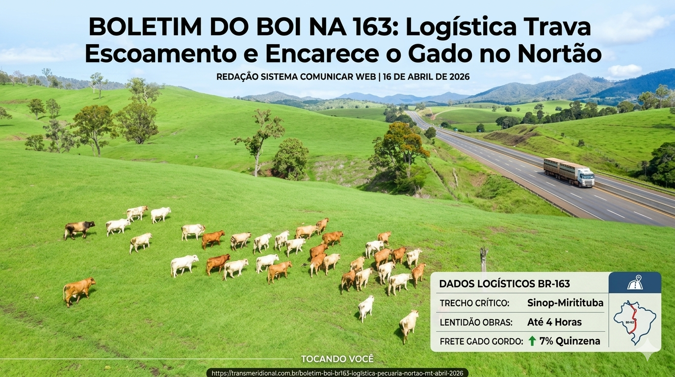 Boletim do Boi na 163: Logística trava escoamento e encarece o “boi de gancho” no Nortão Boletim do Boi na 163: Logística trava escoamento e encarece o “boi de gancho” no Nortão