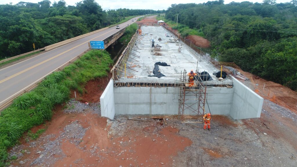 Infraestrutura: Obras das pontes na BR-163 entre Sinop e Sorriso entram em fase final