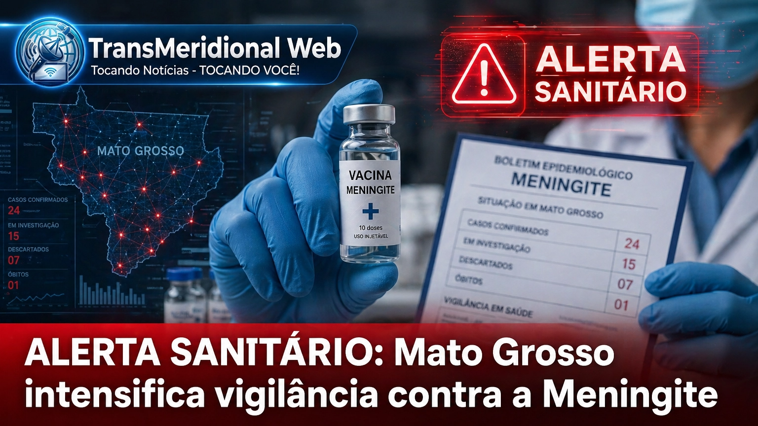 Saúde: Mato Grosso intensifica vigilância contra a Meningite após registro de 24 casos Saúde: Mato Grosso intensifica vigilância contra a Meningite após registro de 24 casos