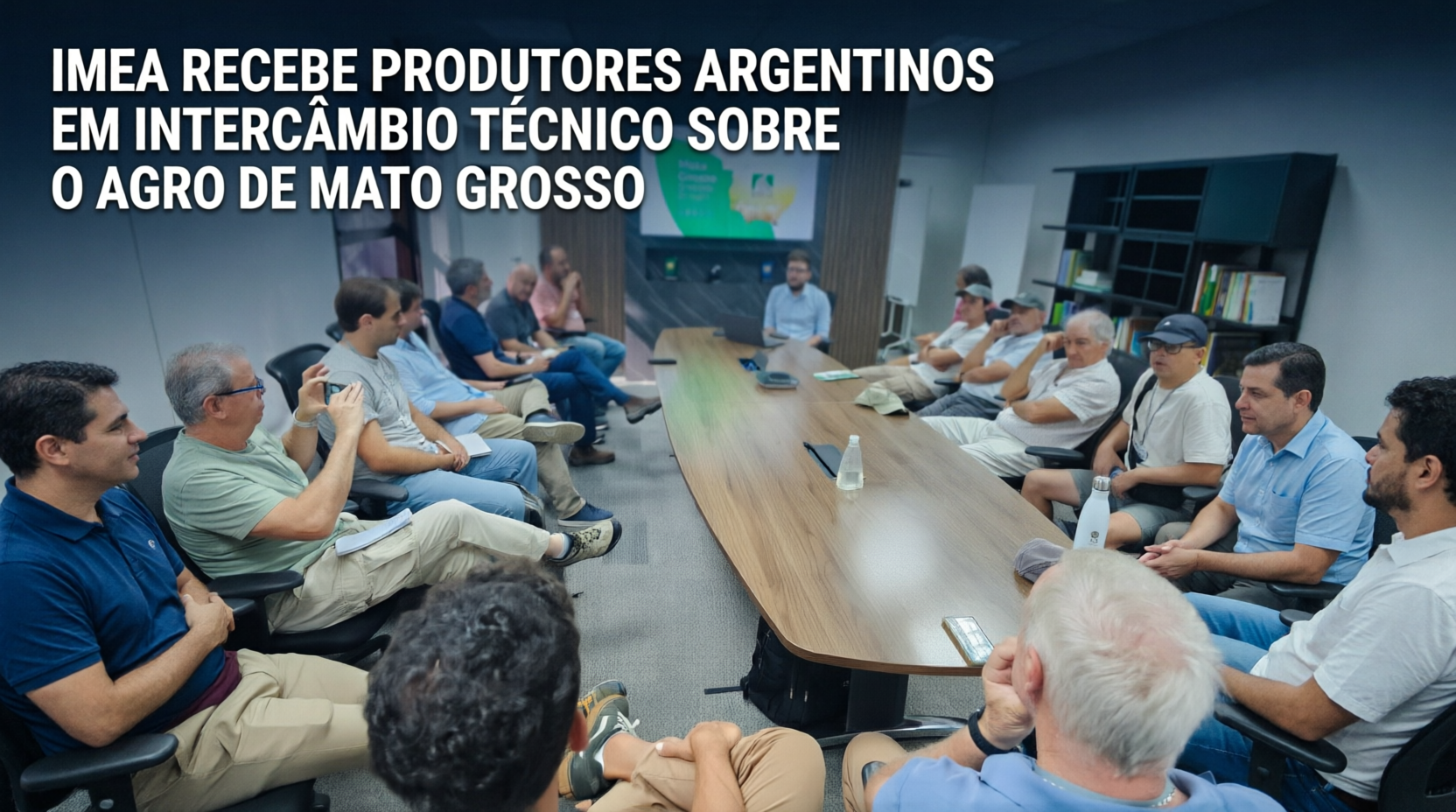 Imea recebe produtores argentinos em intercâmbio técnico sobre o agro de Mato Grosso