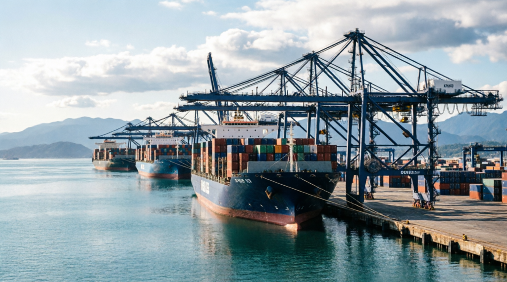 "Exportação de óleo de soja: navios no porto de Paranaguá com recorde de embarques e descontos no mercado internacional"