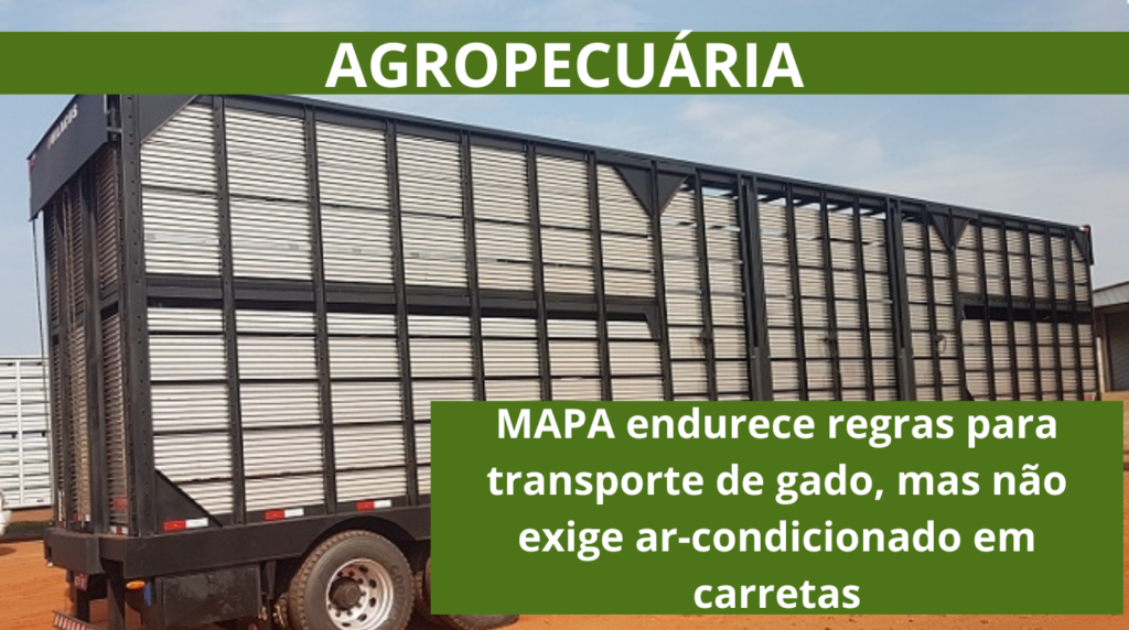 Carreta boiadeira em destaque e a manchete da matéria, somente.