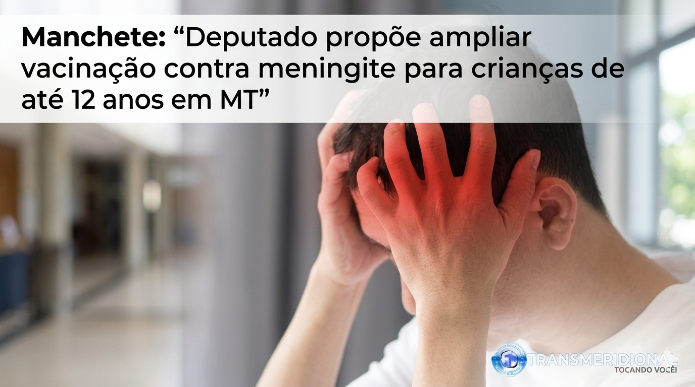 SAÚDE EM ALERTA – Deputado propõe ampliar vacinação contra meningite para crianças de até 12 anos em MT