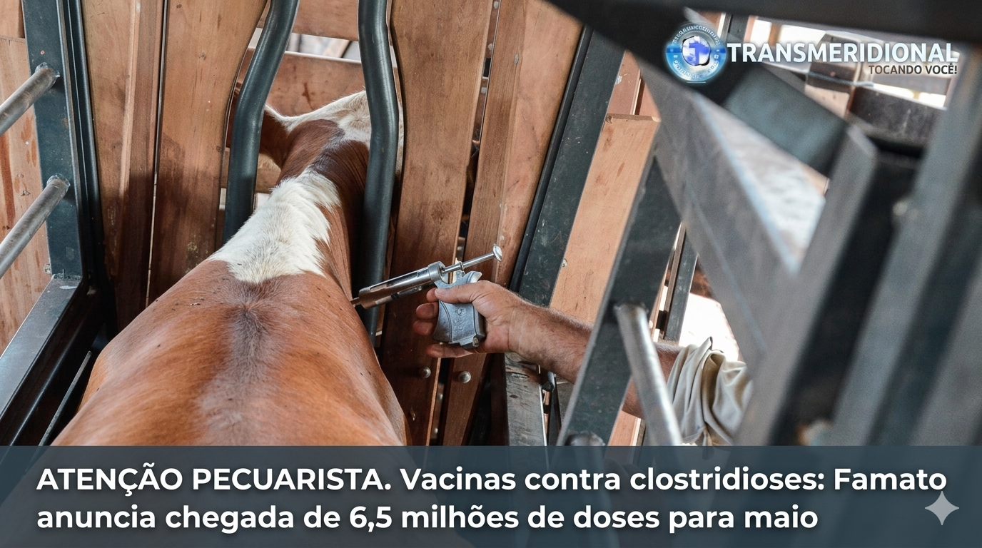 Vacinas contra clostridioses: Famato anuncia chegada de 6,5 milhões de doses para maio