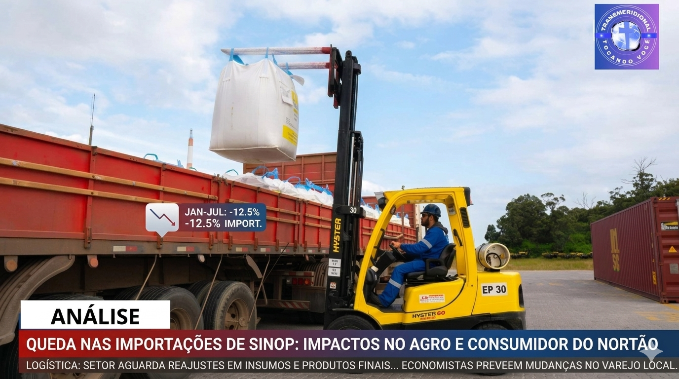 Queda nas importações de Sinop: o que significa para o agro e o consumidor do Nortão? Queda nas importações de Sinop: o que significa para o agro e o consumidor do Nortão?