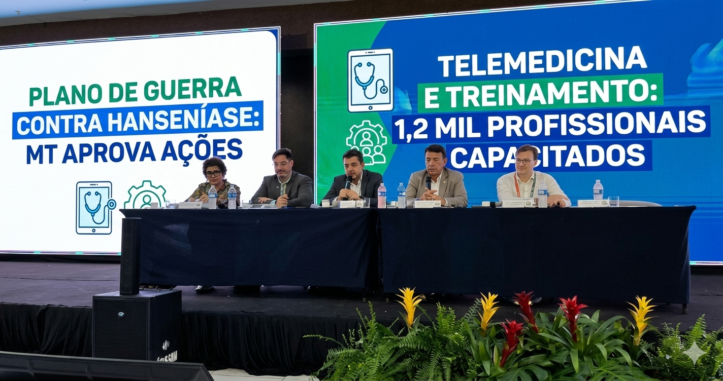 MT aprova plano de guerra contra hanseníase com telemedicina e treinamento de 1,2 mil profissionais