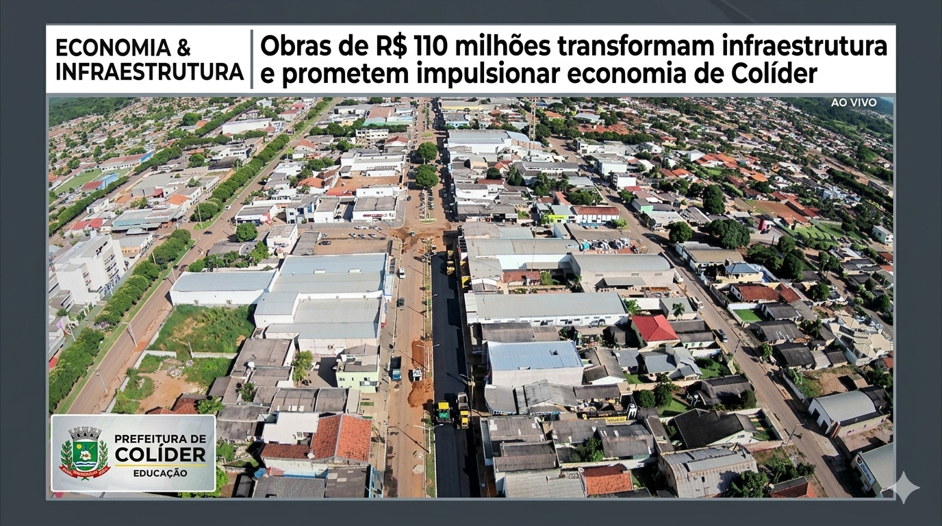 Obras de R$ 110 milhões transformam infraestrutura e prometem impulsionar economia de Colíder
