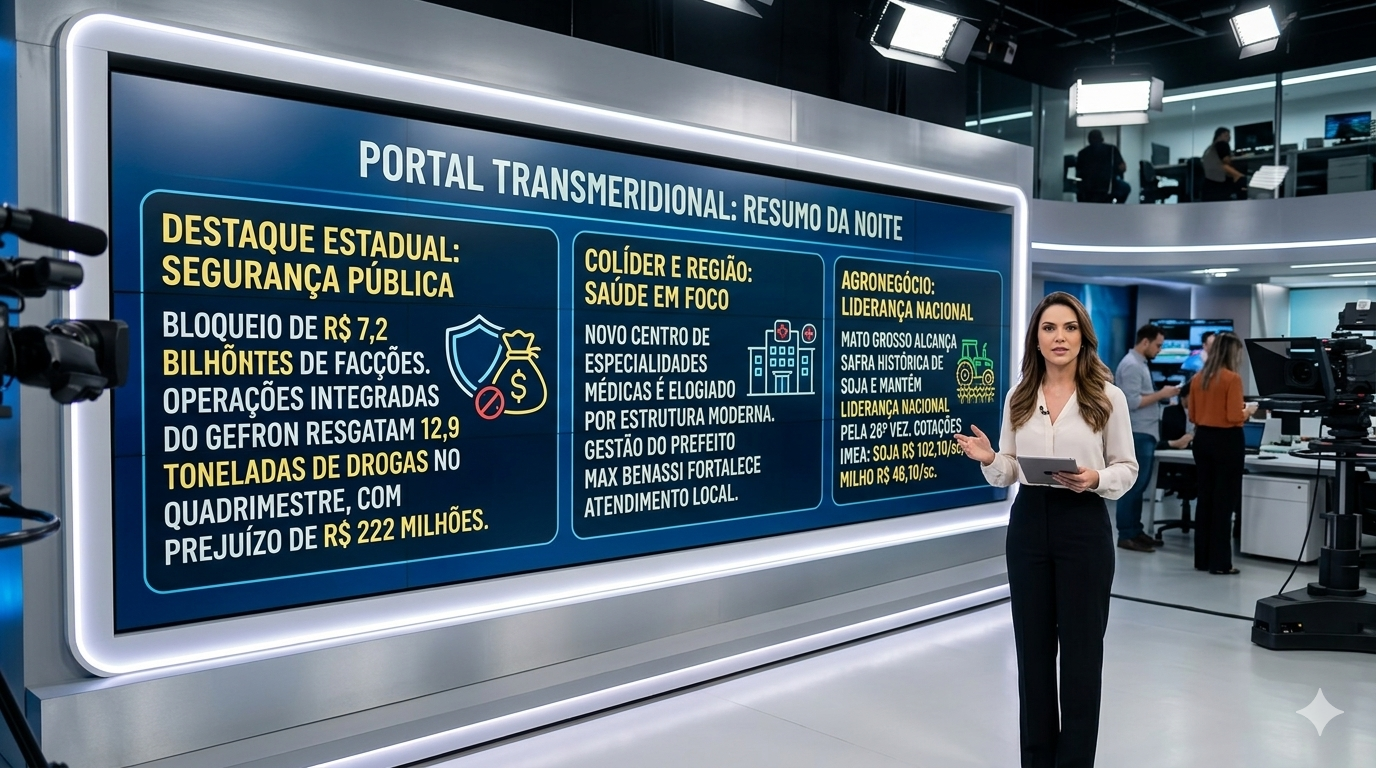 Giro de Notícias: Tragédia com criança em secador e recordes na segurança marcam a noite em MT