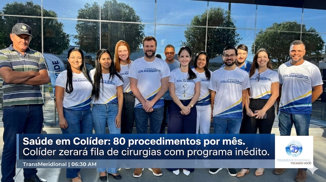 Saúde em Colíder: 80 procedimentos por mês. Colíder zerará fila de cirurgias com programa inédito.