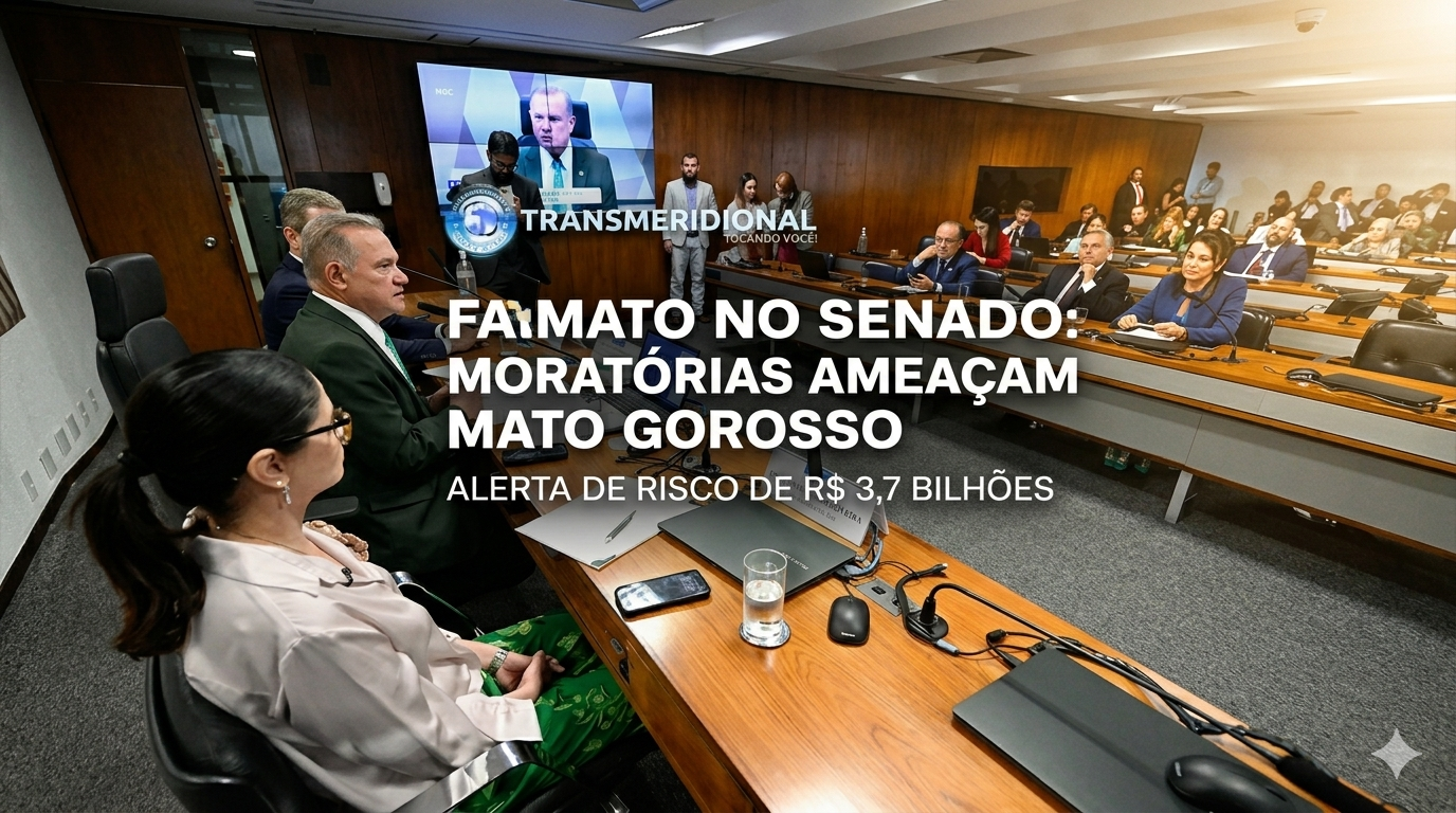 Famato critica moratórias da soja e do boi no Senado e alerta para risco de R$ 3,7 bilhões em Mato Grosso Famato critica moratórias da soja e do boi no Senado e alerta para risco de R$ 3,7 bilhões em Mato Grosso