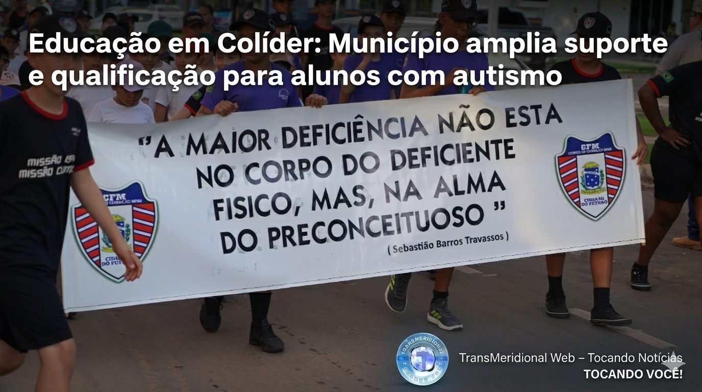 Educação em Colíder: Município amplia suporte e qualificação para alunos com autismo